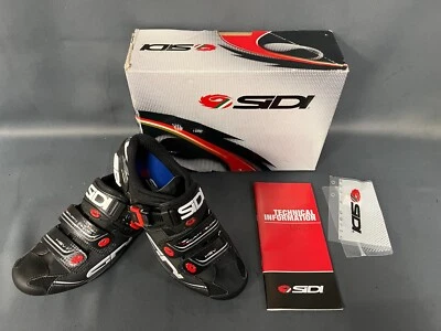 New Sidi Genius 7 HSV Men's Road Cycling Shoes EUR 39 USA 6 Carbon Sole Black - Image 1 of 4