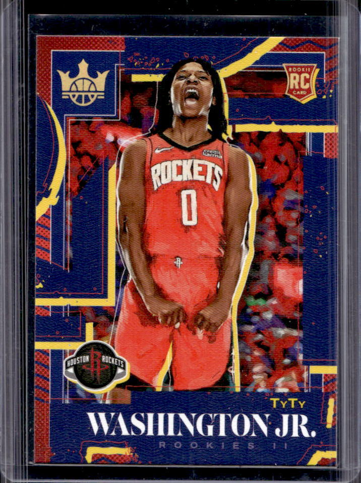 2022-23 Court Kings TyTy Washington Level II 2 Rookie RC #129 Rockets