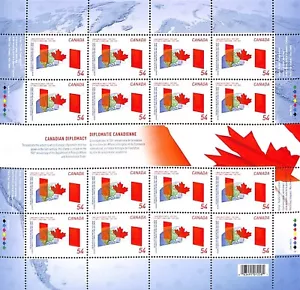 Canada - Scott 2331 - Full Pane of 16 Stamps - Canadian Flag - MNH - Picture 1 of 1