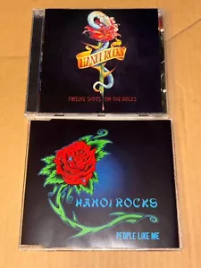 Hanoi Rocks Twelve Shots on the Rocks UK + People Like Me Uk Single 2 CD Lot - Picture 1 of 6