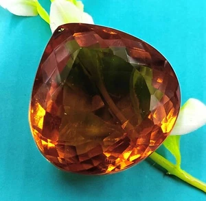 NATURAL CERTIFIED 150CT PEAR CUT COLOR CHANGING ALEXANDRITE RUSSIAN GEMSTONE KKO - Picture 1 of 8