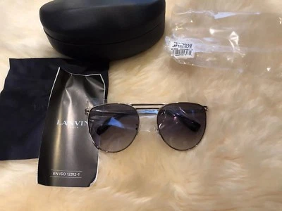 Gafas de sol redondas de metal modificadas LANVIN 57 mm $450 Foto 1 de 4
