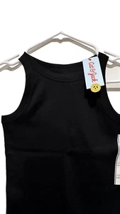 Kids Cat and Jack Girls Tank Top Black NWT (2 pack) - Picture 1 of 3