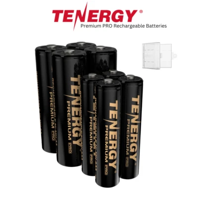 Tenergy Premium PRO Rechargeable AA and AAA Batteries Combo, 4 AA and 4 AAA - Image 1 of 4