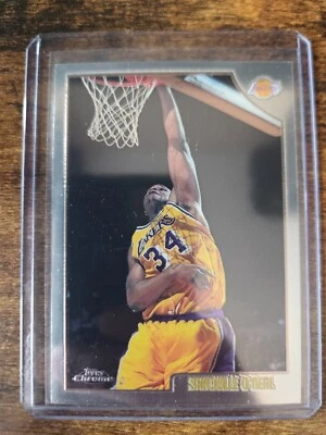 1998-99 Topps Chrome Shaquille O'Neal #175 Los Angeles Lakers HOF MVP - Image 1 of 2
