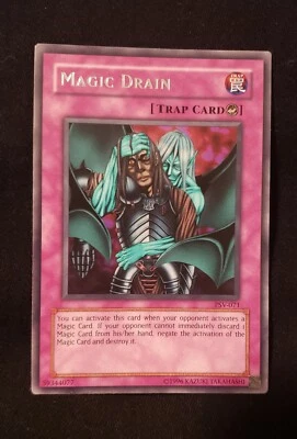 YugiOh 1996 Magic Drain PSV - 071 Unlimited Edition NM/M - Image 1 of 2
