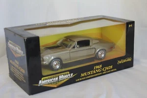 American Muscle 68 Cobra Jet 428 in Gold Black 1:18 Scale - Picture 1 of 7