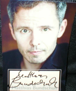 Matthias Bundschuh, Autogramm, original signiert! Versand erfolgt in Schutzhülle - Bild 1 von 1