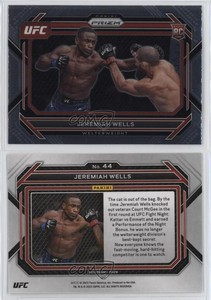 2023 Panini Prizm UFC Jeremiah Wells #44 Rookie RC
