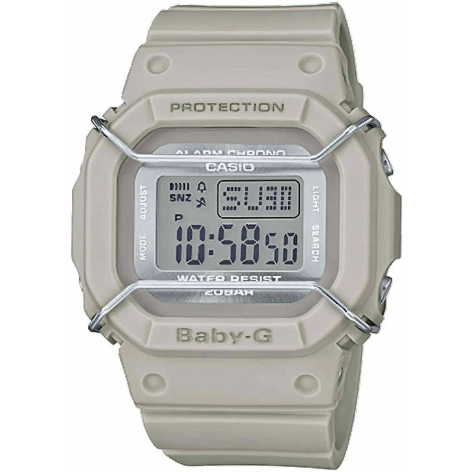 Casio Women's Watch Baby-G Grey Digital Dial Resin Strap Chronograph BGD501UM-8 - Image 1 of 1