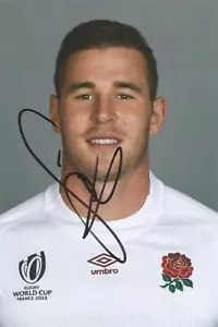 ENGLAND & LEICESTER TIGERS RUGBY: FREDDIE STEWARD SIGNED 6x4 PORTRAIT PHOTO+COA - Picture 1 of 1