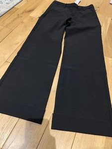 UVP 55 £ Neu mit Etikett Light Before Dark (Urban Outfitters) schwarze Turn-Up-Hose Gr. XS - Bild 1 von 9