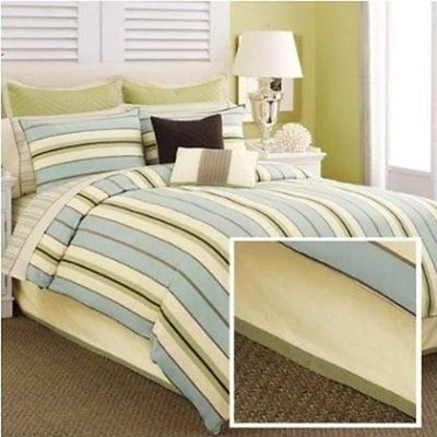 FALDA CAMA KING NAUTICA "PALM HARBOR" 1 PIEZA ~ bnip~ BONITA Foto 1 de 2