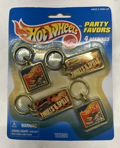 Hot Wheels Key Ring Set Of 4. New In Package. Fantastic Stocking Stuffer Gift - Picture 1 of 3