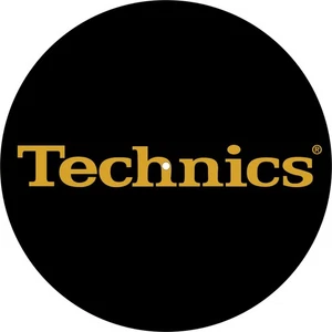 Technics 12" Inch Classic Speed Mat Slip Mat 1 Pair (2 Slipmats) 2mm Black New - Picture 1 of 1