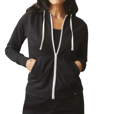 American Giant Women’s Lightweight Black Full Zip Hoodie Size XL NWOT - Image 1 of 4