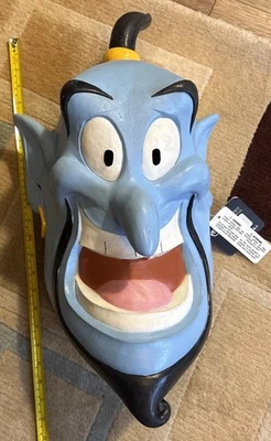 Máscara de Halloween Genie de gran tamaño - Látex - Aladdin - Accesorio de disfraz - Talla única Foto 1 de 4