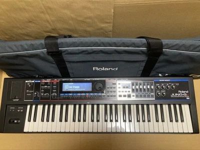 Roland JUNO-Gi Synthesizer Workstation with Soft Case AC Adapter Tested Japan - Image 1 of 4