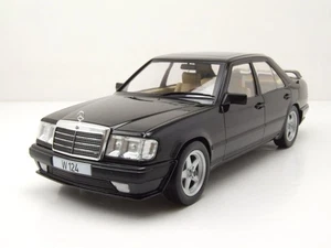 Mercedes W124 Tuning 1986 schwarz metallic Modellauto 1:18 MCG - Bild 1 von 9