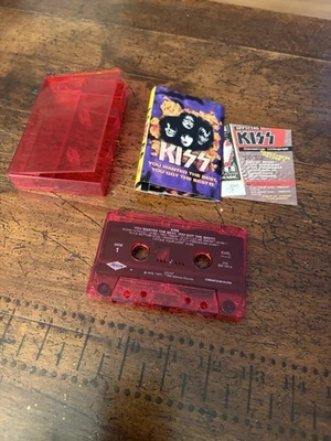 KISS Cassette Tape You Wanted The Best, You Got The Best!! 1996 Red Tape & Case - Image 1 of 3