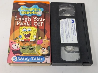 Spongebob Squarepants Laugh Your Pants Off VHS 2003 Nickelodeon Cartoons Kids - Image 1 of 4