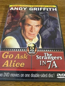 GO ASK ALICE / STRANGERS IN 7A - (DVD, 2003) - Andy Griffith, William Shatner - Picture 1 of 2