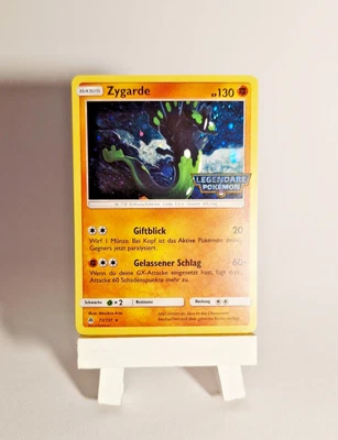 (10) Zygarde 72/131 Legendäre Pokemon Stamp PROMO  Holo Deutsch NM Pokemon - Bild 1 von 3