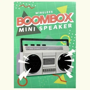 Drahtloser Retro Ghettoblaster Mini Tragbarer Bluetooth Lautsprecher für Telefon - Bild 1 von 4