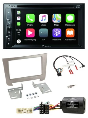 Pioneer Lenkrad USB DVD Bluetooth DAB 2DIN Autoradio für SSangYong Rexton Telefo - Bild 1 von 4