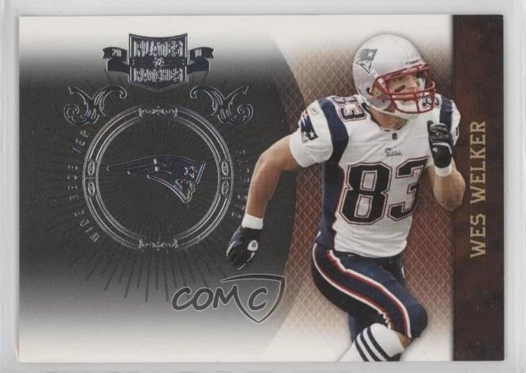 2010 Panini Plates & Patches Infinity Silver /100 Wes Welker #59 - Image 1 of 2