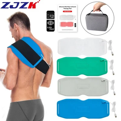 Red Light Therapy Pad Near Infrared Light LED Mat Belt Device Joint Muscle Pain - Image 1 of 4