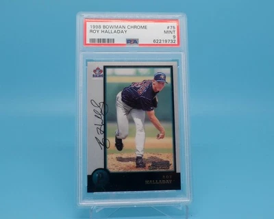 Roy HALLADAY 1998 Bowman Chrome PSA 9 - Image 1 of 2
