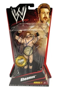 WWE SHEAMUS 1 OF 1000 SIGNED CHASE GOLD BELT SERIES 7 WITH JSA COA VERY RARE - Picture 1 of 5