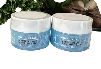 e.l.f. ¡Mini Santa Hidratación! Bálsamo limpiador de fusión de maquillaje 0,45 oz_paquete de 2_¡NUEVO!!! Foto 1 de 3