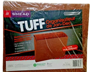 SMEAD ~ TUFF ~ 12 Taschen (Jan-Dez) Organizer ~ 70488 ~ Lederähnlich ~ hält 900+ Blatt - Bild 1 von 3