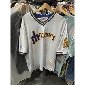 Mitchell & Ness Jersey Ken Griffey Jr Mariners Cooperstown Pitchfork Size 44 - Picture 1 of 5