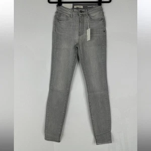 WARP WEFT Skinny High Rise Jeans Size 14/32 Gray 394229 NEW - Picture 1 of 4