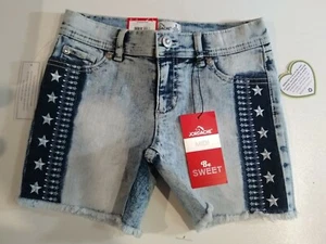 Jordache Star Side Trim Denim Short (Little Girls & Big Girls) - Sizes: 5 - 16 - Picture 1 of 4
