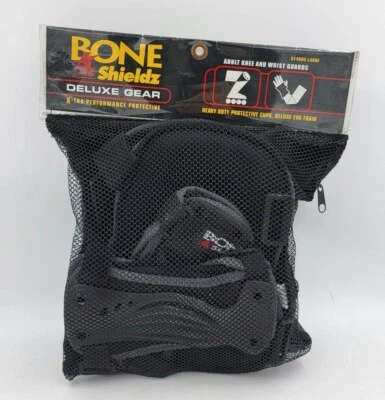 Rodilleras y muñequeras Bone Shieltz Deluxe Gear talla adulto grande Foto 1 de 3