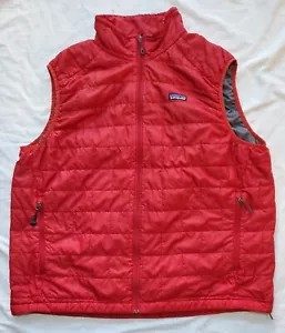 Patagonia Giubbotto Rosso Brunito PrimaLoft Nano Puff 84240 Uomo XXL - Foto 1 di 13