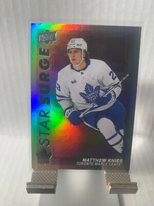 2023-24 Upper Deck Star Surge Matthew Knies Rookie #SS-15 Toronto Maple Leafs