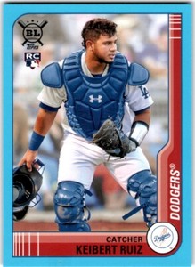 2021 Topps Big League #143 Keibert Ruiz Electric Blue