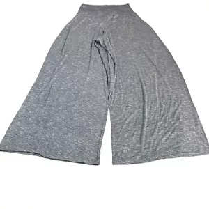 La Blanca Palazzo Pant Womens 1X Heathered Blue Wide Leg Pull On Cover Up Beach - Picture 1 of 10