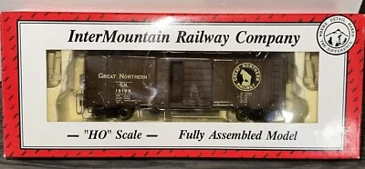 InterMountain Railway HO Scale 46001-40 12 Panel 40’ Boxcar GN #18198 NIB - Image 1 of 4