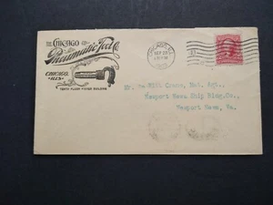 Illinois: Chicago 1903 #301 Pneumatic Tool Co Illustrated Advertising Cover - Bild 1 von 2