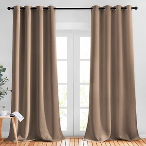 NICETOWN Bedroom Blackout Curtains and Drapes - Window Treatment Thermal Insulat - Picture 1 of 5