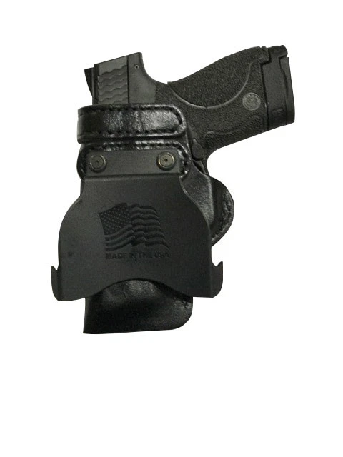 Leather Kydex Paddle Gun Holster LH RH For Taurus 709 740 - Image 1 of 4