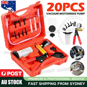Brake Bleeder Vacuum Motorbike Pump Hand Held Bleeding Tester Kit Car Bleed OZ - Picture 1 of 11