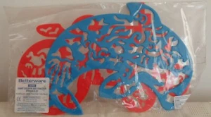 BETTERWARE GIANT DOLPHIN AND TRACTOR STENCILS BRAND NEW £6.49 - Picture 1 of 2