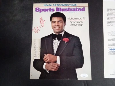 Muhammad Ali Signed Sports Illustrated Magazine Cover JSA COA -1s # - Image 1 of 4